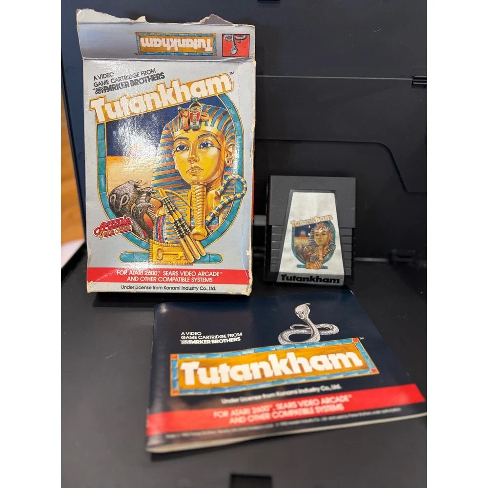 Tutankham Atari 2600 Parker Brothers 1983 CIB Game Box Manual Konami 5340